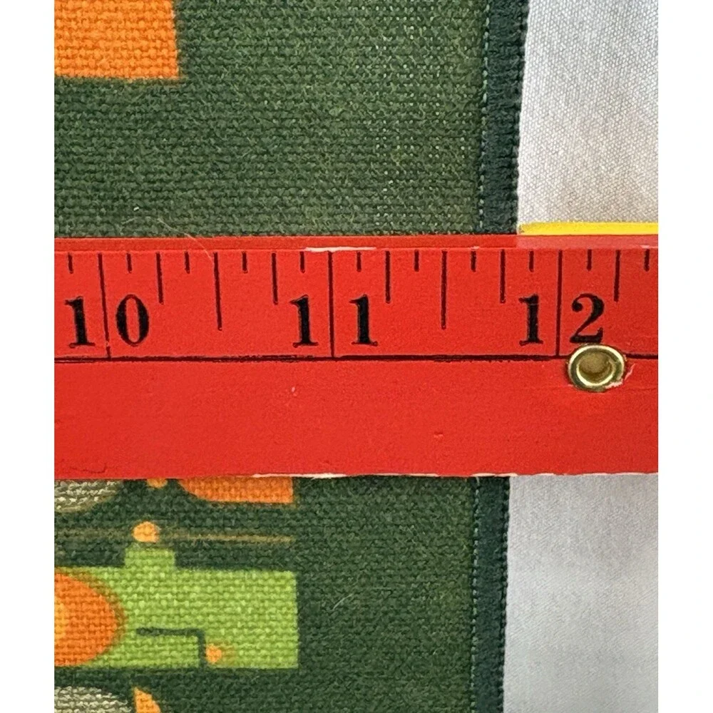 VTG Sodahl Nativity Table Runner Danish 70s Scandinavian Cotton Linen MCM X-Mas